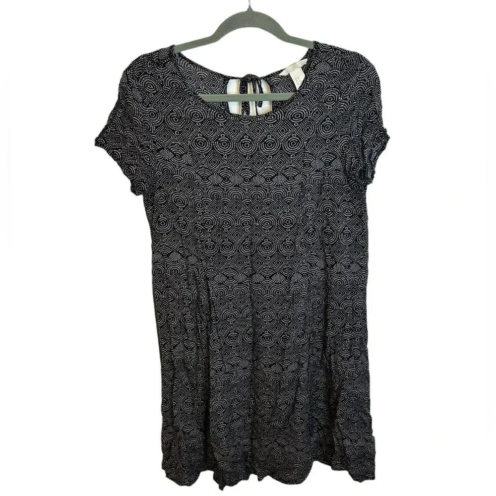 H&M Patterned Short Sleeve Dress
